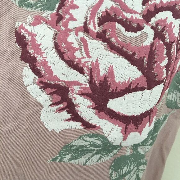 American Rag pink jogger pants with rose | Size Medium - Picture 3 of 7